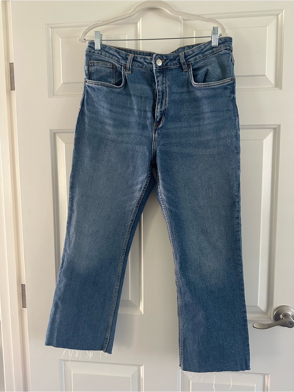 Zara Mid-Blue Straight-Leg Women’s Jeans